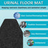 12 Pack Commercial, 17.5" 20.5", Basima Urinal Mats for Men Bathroom Washable Bulk Rubber Urinal Floor Mats for Toilet