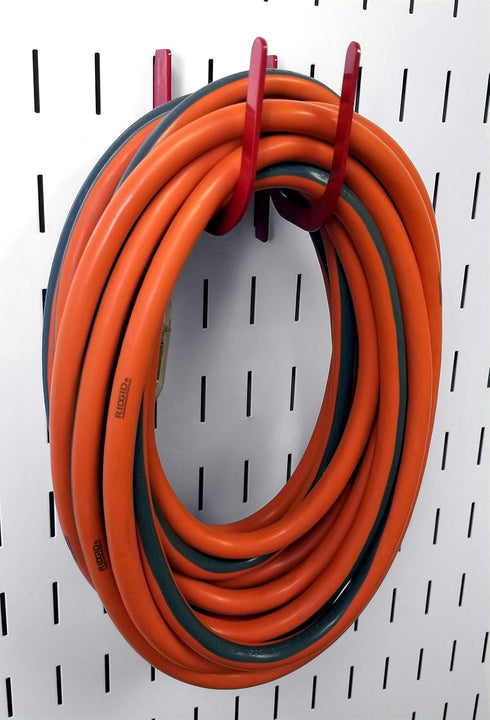 Wall Control Slotted Pegboard U-Hook for Wall Control Pegboard Only, 2-Hook Pack, 4" Peg Hook Reach