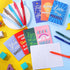 Funrous 32 Pcs Mini Motivational Journal Gift Set with Inspirational Notepads, Ballpoint Pen, Small Notebooks for