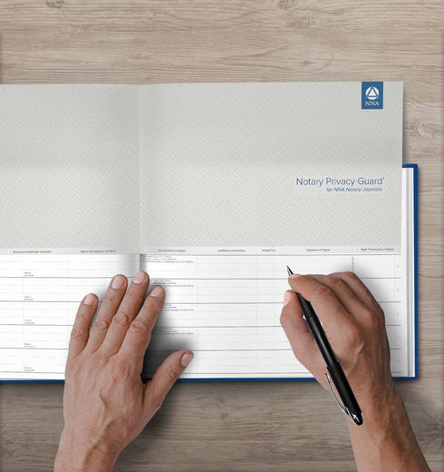 National Notary Association Basic Notary Journal - Essential Softcover Journal with Privacy Guard, 122 Pages