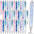Yeaqee 36 Pcs Winter Themed Snowflake Pens, Frozen Ballpoint Pens for Winter Birthday Party, School Reward Prizes