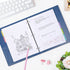 Filler Paper, 8.5” x 11” Lined Notebook Paper, 3 Holes College Rule with Dividers, 100gsm 260 Pages A4 Loose Leaf