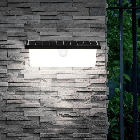 2500LM 3 (1-Pack) EMANER Motion Solar Flood Light Large Bright, Lighting Modes Security Wall Light Cordless, Outdoor