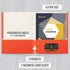Better Office Products Two Pocket Portfolio Folders, 50-Pack, Orange, Letter Size