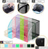 Mesh Desk Organizer Desktop Office Supplies Stationary Organizer with 6 Compartments and 1 Drawer Multi-Functional Caddy Pen Holder for Home Office School Desk Decor(Dark Green) by Boutilon