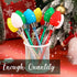 Light Up Christmas Bulb Pen, LED Ballpoint Pens for Christmas Party Favors, Black Ink for Adults Kids Office Supplies