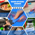Plastic Razor Blade Scraper Blades, Double Edge Razor Blades for Removing Decals & Cleaning Window Glass, 300 Pieces
