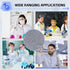 2000 Pcs Cellulose Weighing Paper Sheets, Nitrogen Free, Non Stick, High Gloss for Laboratory Sample Measurement