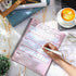 Food and Fitness Journal for Women, Weight Loss Tracker Planner, Workout Diary, 138 Pages, 8.5 x 11 with Calorie Counter