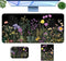 Large Wild Flower Gaming Mouse Pad & Wrist Rest, Desk Mat + Small Mouse Pad, Office Supplies, Desk Accessories