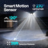 256 2500LM 3 IP65 270 VIVOHOME Solar Flood Lights Outdoor, LED Motion Sensor Lights, Adjustable Heads Security Lights