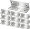 Evadow 20Pcs Stainless Steel Corner Braces Heavy Duty Inside Corner Brackets, 3.14" Right