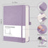 RETTACY Bullet Dotted Journal - A5 Dotted Grid Notebook with 320 Numbered Pages, 100 GSM Acid-Free Paper, Bullet Journaling, Sketching, Leather Hardcover, Inner Pocket, 5.7'' × 8.3'' (Purple) by RETTACY