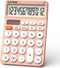 CATIGA 12 Digit Desktop Calculator, Large LCD Display, Round Design Big Button, Solar and Battery Dual Power