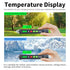 Voltage Tester Pen with Ambient Temperature Display, Non Contact Voltage Tester, Electric Tester with Flashlight
