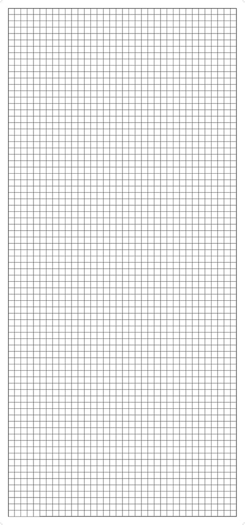 Geyer Instructional Products 503001 Dry Erase Door Grid, White/Black, 82" Height, 38" Length