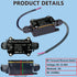 12V 48V 8A 12V 165 Doors,Winch Forward and Reverse Remote Switch,DC to Waterproof Remote Control Switch,Linear Actuator