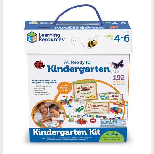 Learning Resources All Ready for Kindergarten Readiness Kit - Classroom Must Haves, Toddler Activities, Homeschool