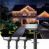 HOFLYW Solar Spotlights Outdoor Waterproof Landscape Path Lights Solar Dusk to Dawn