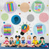 Blulu Laminated Preschool Poster Set, 2 Pieces Full Laminated Days of the Week and Months of the Year for Kids