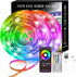 Lcutml 200FT Smart LED Strip Lights (2 Rolls of 100ft), RGB Strip Lights
