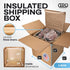 16" 16" 16", Pack 1 9.5-Gallon Frozen Packaging Insulated Thermal Shipping Box x x of - USA-Made Cold Food Shipping Box