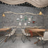 15.75" x 118" Dark Grey Concrete Wallpaper, Peel Stick Cement Contact Paper for Bathroom Kitchen, Waterproof Vinyl Film