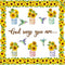 Christian Bulletin Board Decorations Sunflower Theme Inspirational Sets with Hummingbird Flower Jar Cutouts
