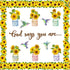 Christian Bulletin Board Decorations Sunflower Theme Inspirational Sets with Hummingbird Flower Jar Cutouts