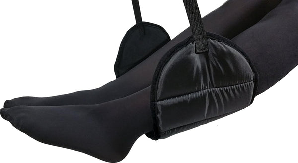 Sleepy Ride Airplane Footrest, Premium Memory Foam Travel Accessory for Comfort and Swelling Prevention