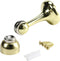 Rok Hardware Magnetic Door Stop Holder, 3 Inches, Brass, 1 Pack