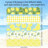 Whaline 69 Feet Summer Lemon Bulletin Board Borders Lemon Decorative Trim Border in 5 Designs Self-Adhesive Lemon Trim Blackboard Border Classroom Back to School Decorations, 60Pcs by Whaline