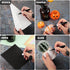 Zonon 12 Pcs Mini Flashlight Keychain Permanent Markers, Classic Black Bullet Tip for Nurse Badge Key Rings