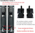 Generator Anti Vibration Rubber Mount for 2000w-4750w Generators, Compatible with Champion Firman Predator (4 Pcs)