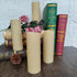 4 Pack Outdoor Flameless Pillar Candles, Battery Operated Waterproof LED Candle Set with Remote and Timer, 2 x6