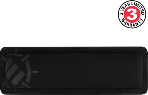 ENHANCE Compact Bluetooth Keyboard Wrist Rest Pad with Soft Memory Foam Support, Anti-Fray Stitching