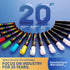 White Liquid Chalk Markers - 3-6mm Chisel Tip, 3mm Fine Tip, for Chalkboard Signs, Windows, Blackboard