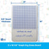 Flipside 1/4" Graph Dry Erase Board - 11" x 16"