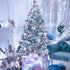 8 500LED 163ft JMEXSUSS Christmas Lights, Modes Waterproof Christmas Light Outdoor Plug in, Clear Wire String Lights