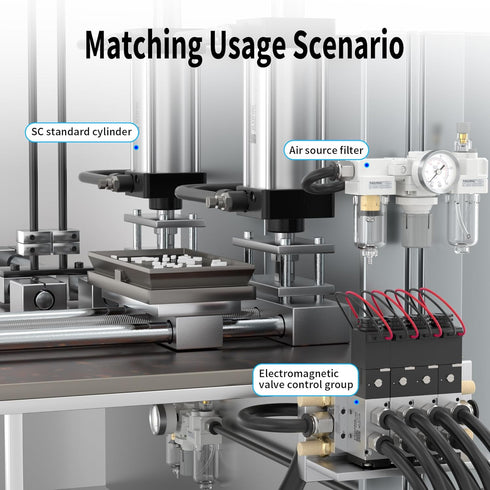 HV-02 Solenoid Valves Industrial Switches, Pneumatic Lever Operated Valve 1/4" for Automation Equipment