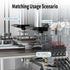 HV-02 Solenoid Valves Industrial Switches, Pneumatic Lever Operated Valve 1/4" for Automation Equipment