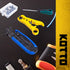 RG6, RG59, RG11 20 KOTTO Coax Cable Crimper Kit - Adjustable Compression Tool for - Includes Coaxial Cable Stripper