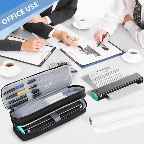 M08F, M832, Yarwo Portable Printer Case Compatible with Phomemo Itari JADENS, Aixiqee, MUNBYN and Most Wireless Thermal