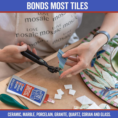 2-Pack Non-Toxic Multi-Surface Glue, 5.4oz / 160ml, Bonds Most Anything! Use for Wood, Glass, Mosaic, Pottery, Jewelry