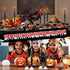 Set 4 Eldnacele Halloween Flameless Flickering Taper Candles with Remote and Timer, Battery Operated Spider Web Decal