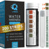 Water Hardness Test Kit - 200 Hard Water Test Strips with DoubleCheck and Sample Cup