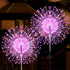 JJGoo Solar Garden Lights, 2 Pack 120 LEDs Solar Firework Lights for Outdoor Decor