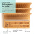 Bamboo Wood Desk Organizer: 3-Tier Non-Slip File Holder, Mail Organizer, Effortless Assembly, Perfect for Desk System