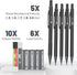 Mr. Pen- Metal Mechanical Pencil Set with Lead and Eraser Refills, 5 Sizes, Black, 0.3, 0.5, 0.7, 0.9, 2mm, Drawing Mechanical Pencils, Mechanical Pencil Metal, Drawing Pencils Mechanical