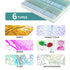 100 Microscope Slides with Specimens for Kids, Prepared Slides with Plants, Animals, Insects for Homeschool Use